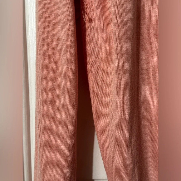 ETCETERA Anthropologie Ballet Pink SILK Blend Wrap Lightweight Sweater S CLEAN! - Picture 3 of 12
